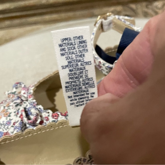 ❤️Janie and Jack baby floral ballet flats - Picture 4 of 6